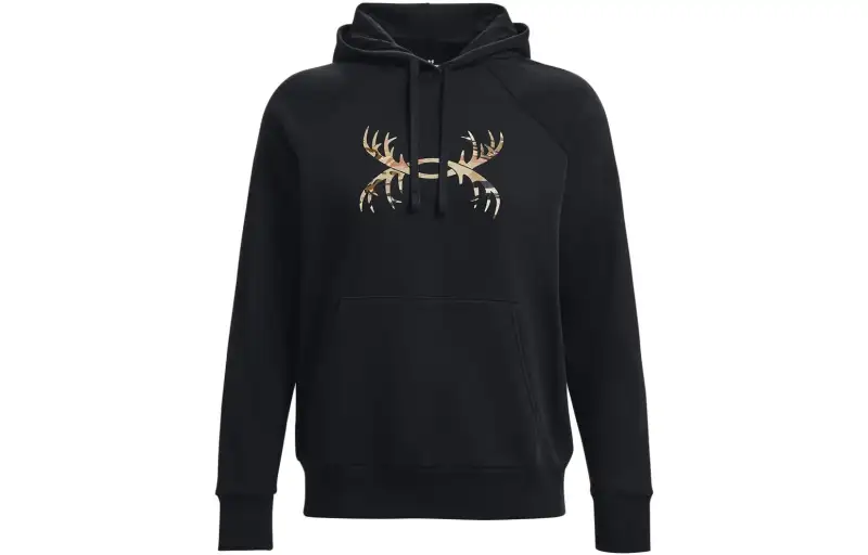 Under Armour Rival Sweatshirts Women's Black Hooded Thickened Regular