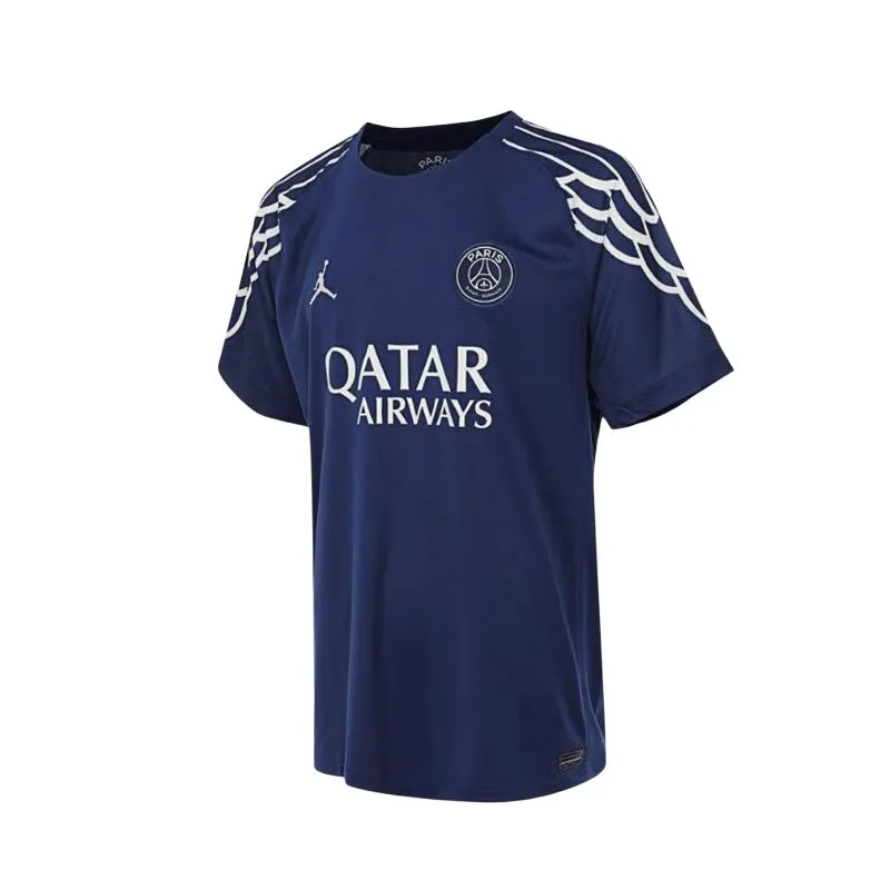 Jordan Paris Saint Germain Soccer Jersey Fan Edition Men's Blue