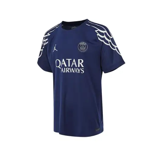 Jordan Paris Saint Germain Soccer Jersey Fan Edition Men's Blue