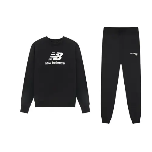 New Balance Sweatshirt Set Unisex Black