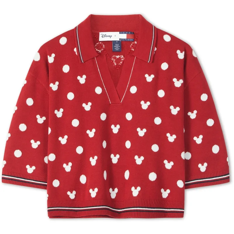 Tommy Hilfiger x Disney Tommy Hilfiger X DISNEY Polo Shirt Women's Apple Red