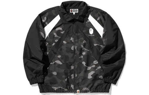 Bape Color Camo Color Block Jacket Black