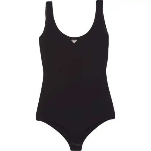 triangle-logo bodysuit