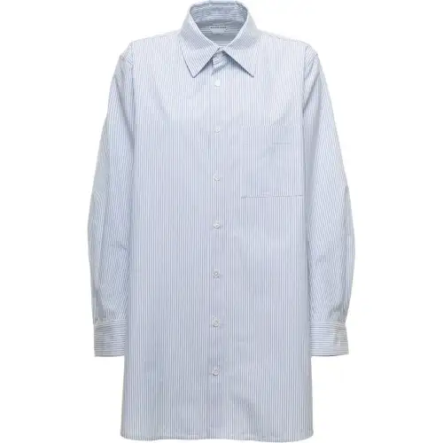 Bottega Veneta Striped Oversized Fit Shirt