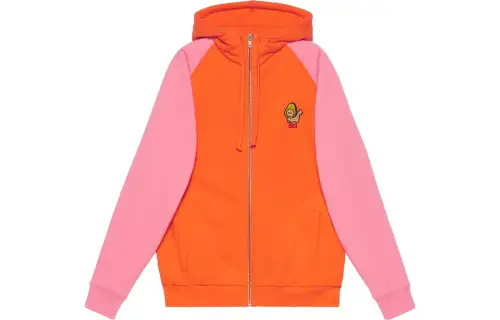 GUCCI Sweatshirts Women's Orange Hooded Moderate Regular