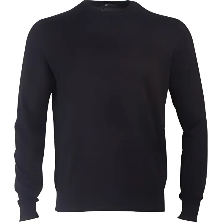 PRADA Sweaters Men's Black Crew Neck Moderate Other