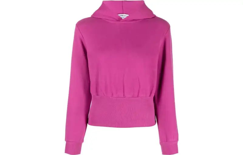 Balenciaga Sweatshirts Women's Pink Hooded Moderate Other