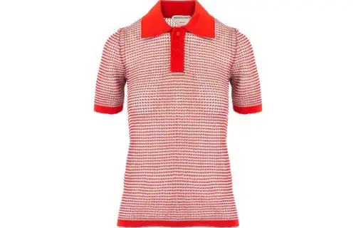 Bottega Veneta Polo Shirt Women's Red