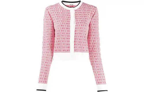 MIU MIU Knitwear Women's Pink White
