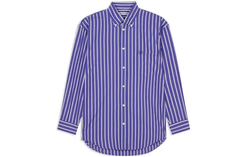 Balenciaga Shirt Women's Blue Purple