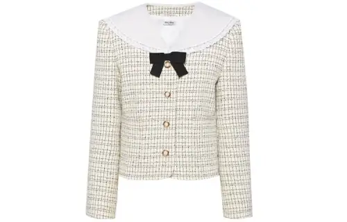 MIU MIU Jackets & Coats Women's Ivory