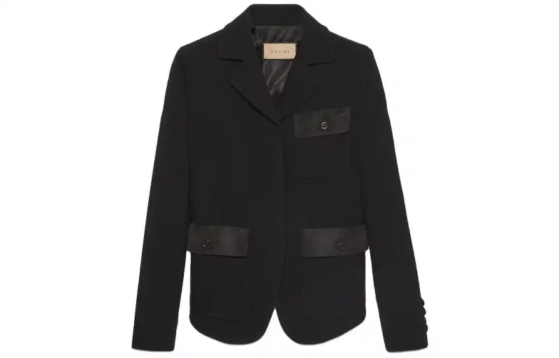 GUCCI Single-breasted Wool Jacket