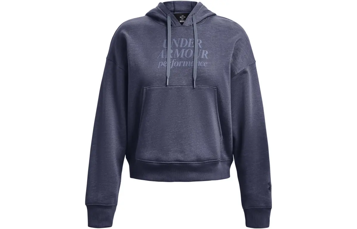 Under Armour Sweatshirts Women's Purple Hooded Moderate