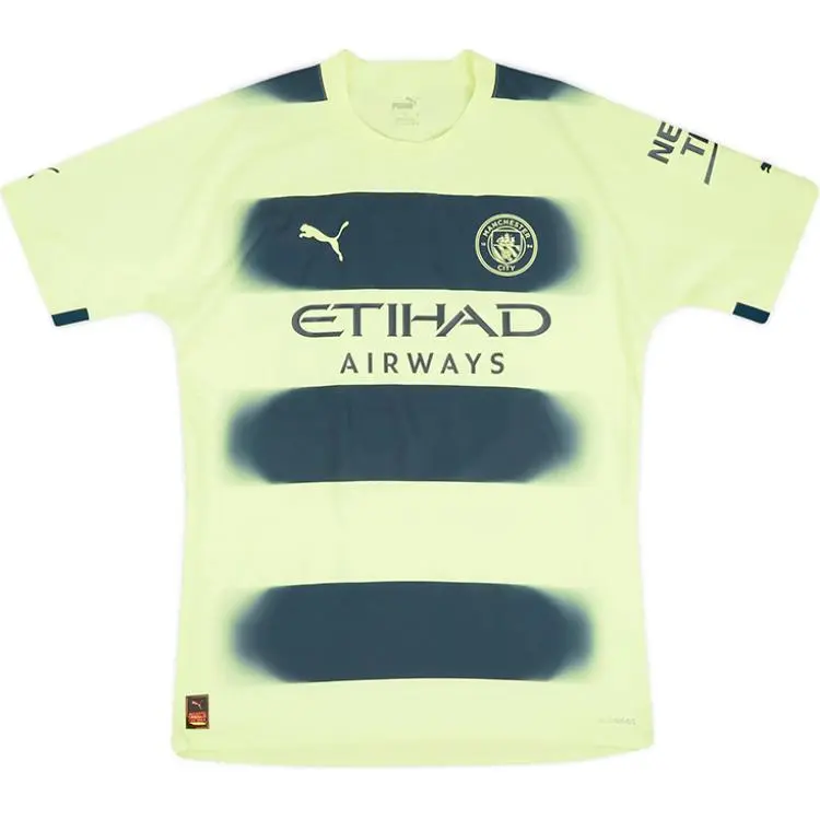 PUMA Manchester City Ultraweave Soccer Jersey Player Edition Unisex Green