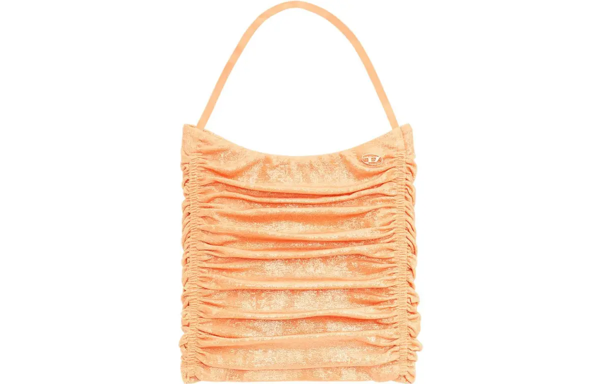 DIESEL Camisoles Women's Orange Moderate Halter Neck