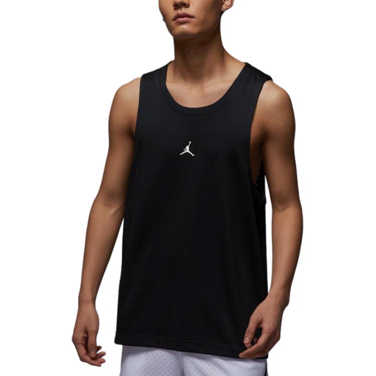 Jordan Sport Dri FIT Basketball Jersey Men’s Black/White