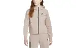 Nike Sportswear Women's Tech Fleece Full Zip Hoodie Pink Oxford/Black
