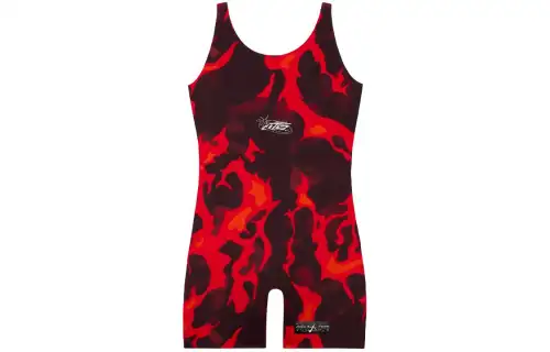Nike X Megan Thee Stallion Women's 5' Bodysuit Black/Light Crimson