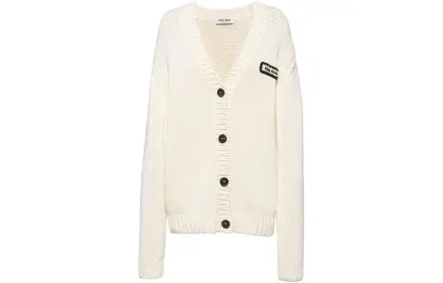 MIU MIU SS23 Knitwear Women's Ecru