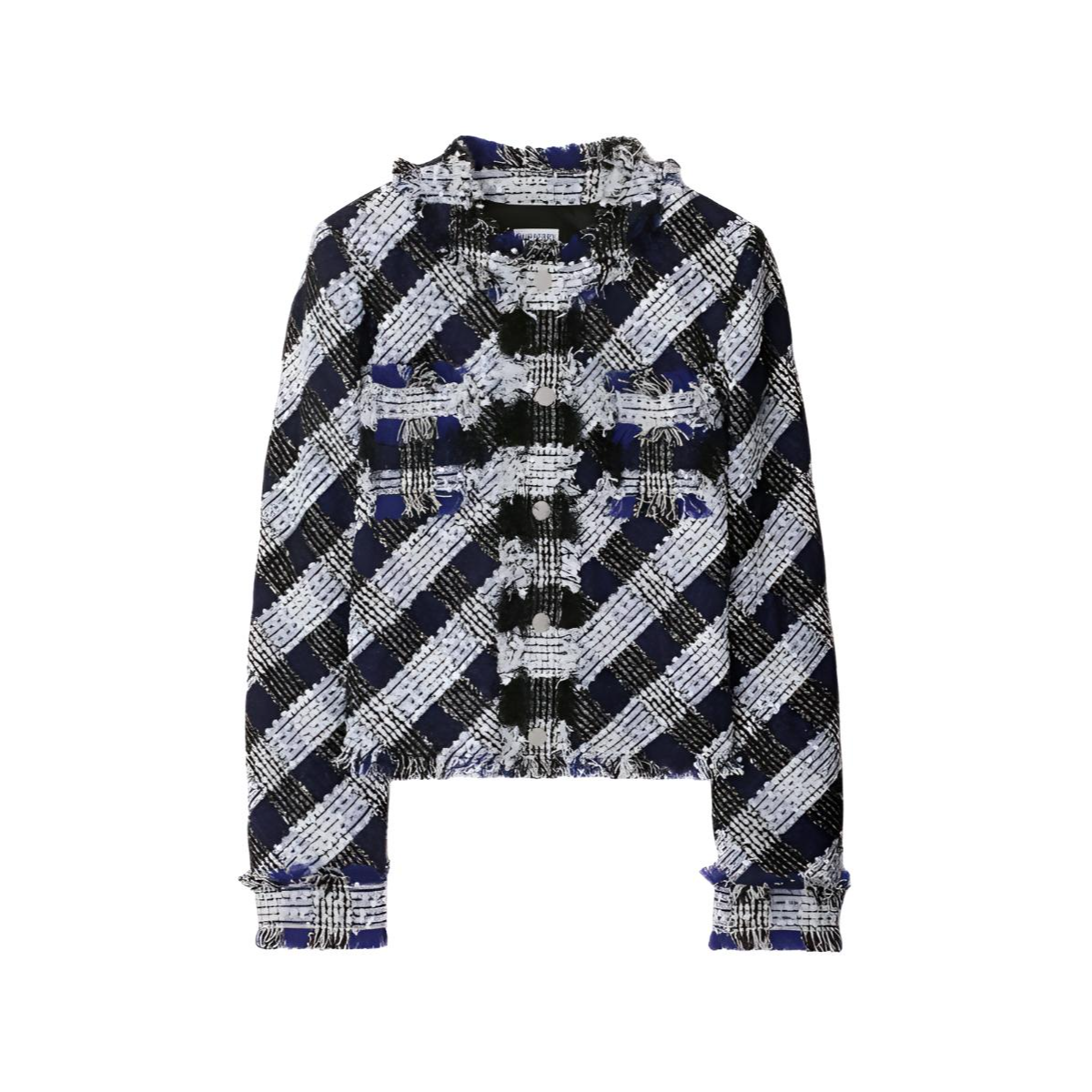 Женская куртка Burberry Burberry FW24 (сине-белая)
