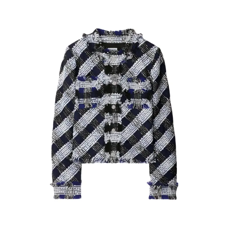 Burberry cropped tweed jacket