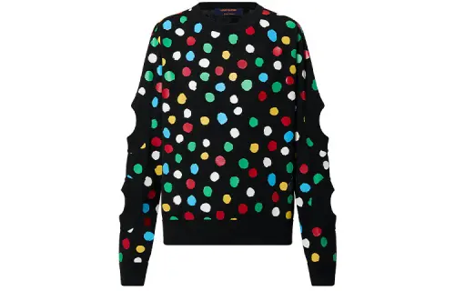 LOUIS VUITTON x Yayoi Kusama SS23 Cashmere Sweater Women's Black