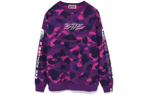 A BATHING APE Sweatshirts Women's Crew Neck Moderate Regular