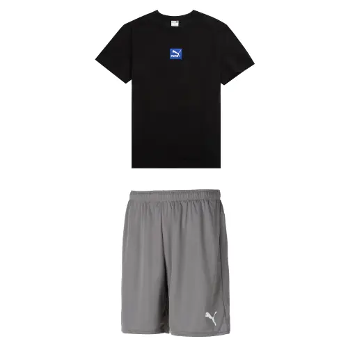 PUMA Casual Sportswear Men's Black+Gray