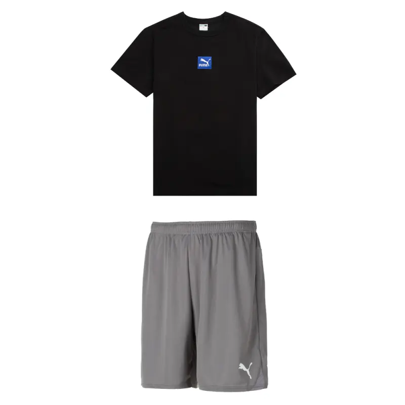 PUMA Casual Sportswear Men's Black+Gray