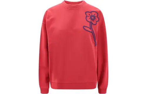 KENZO Boke Flower-embroidered Cotton Sweatshirt