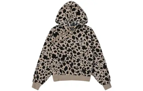 Vans DOTTY LS Sweatshirts Women's Camel Hooded Moderate Regular