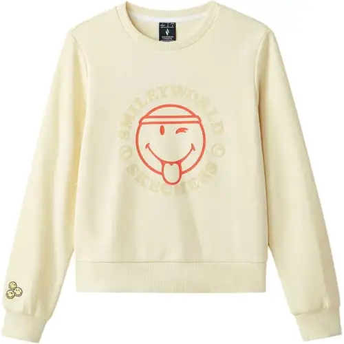Skechers Sweatshirt Women's Pearl Beige White