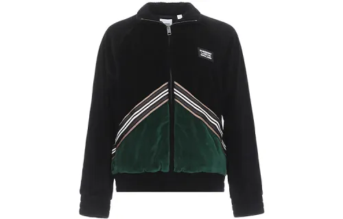 Burberry Velvet Track Jaket 'Black'