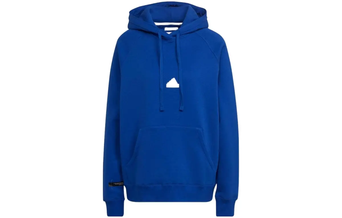 Adidas Sweatshirts Women's Blue Hooded Moderate Regular