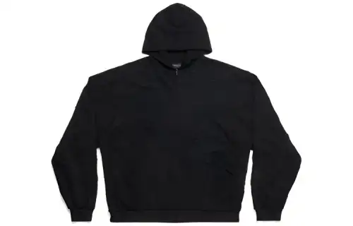 Balenciaga Sweatshirt Loose Fit Women's Black