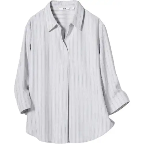 UNIQLO Shirt Women's Light Gray