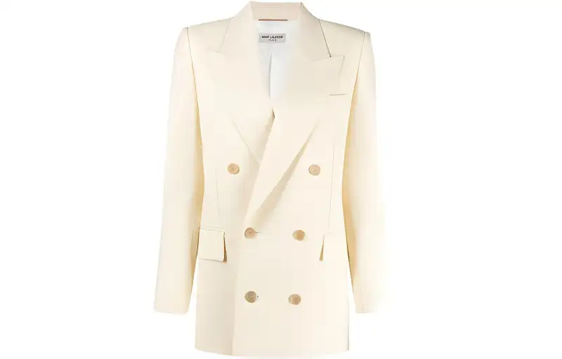 SAINT LAURENT Jacket Women's Ecru