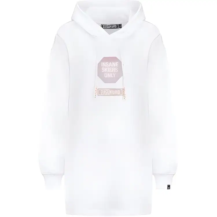 EVISU Sweatshirts Women's White Hooded Moderate Regular