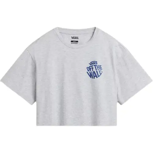 Vans Drop Shoulder Sleeve T Shirt Women's Gray