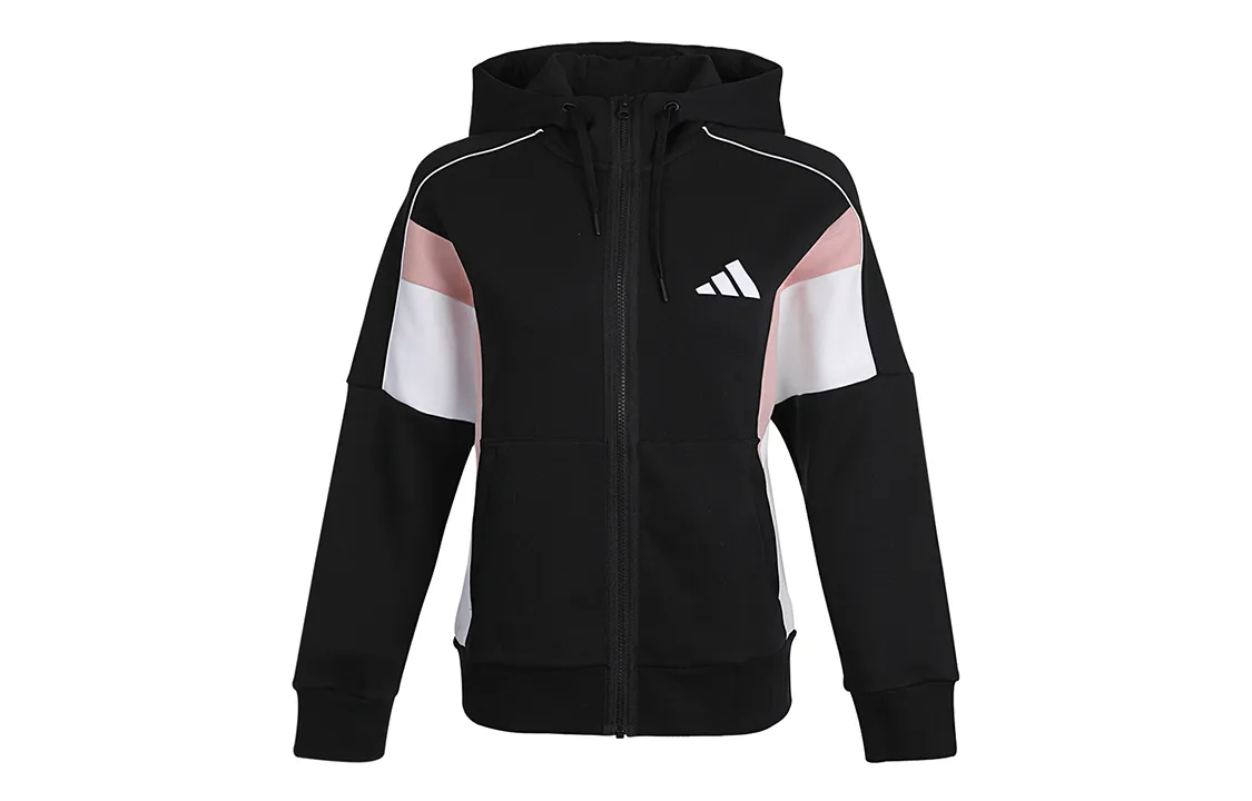 Adidas Jackets Women's Black Hooded Moderate Instructor