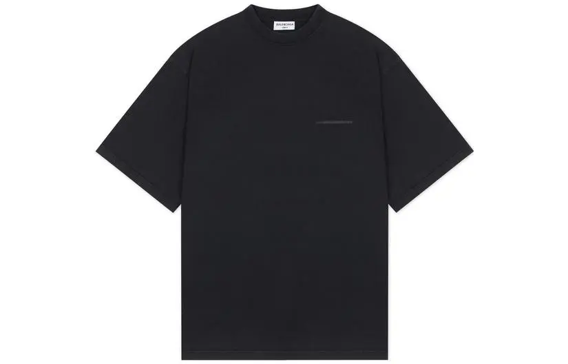 Balenciaga Strike T Shirt, Regular Fit Women's Black