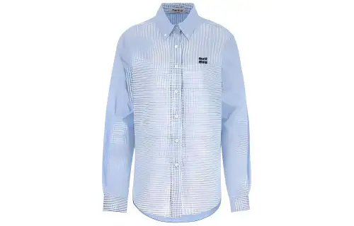 MIU MIU FW22 Shirt Women's Blue