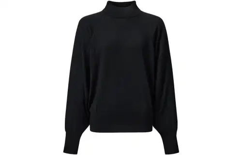 UNIQLO FW23 U Knitwear Women's Black Turtleneck Moderate Other