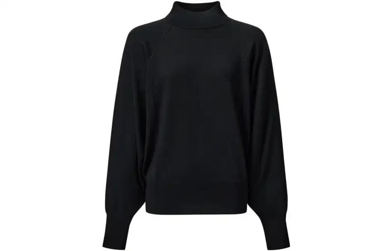 UNIQLO FW23 U Knitwear Women's Black Turtleneck Moderate Other