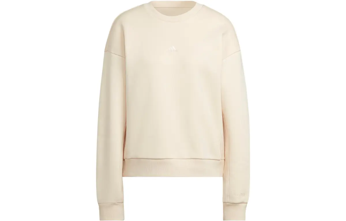 Adidas Sweatshirts Women's Apricot Crew Neck Moderate Regular