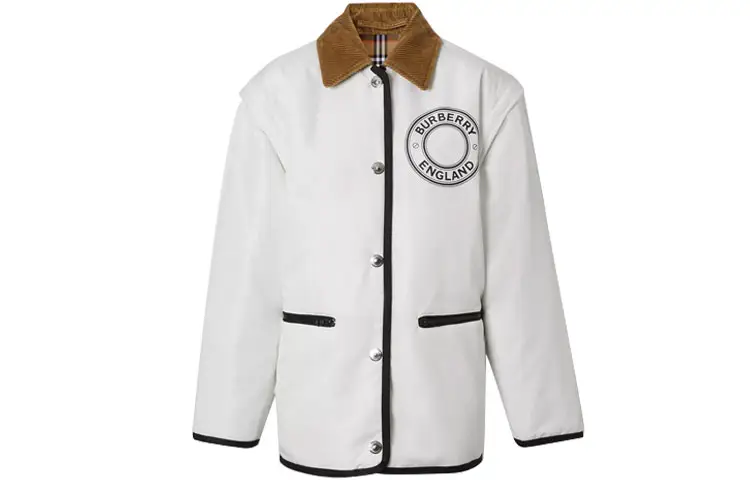 Burberry Jacket Women's Natural White