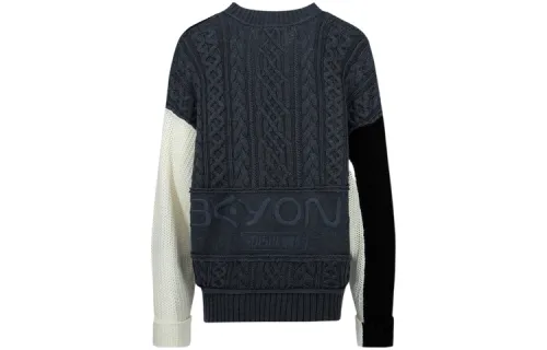 EVISU Knitwear Women's Dark Charcoal V Neck A Line