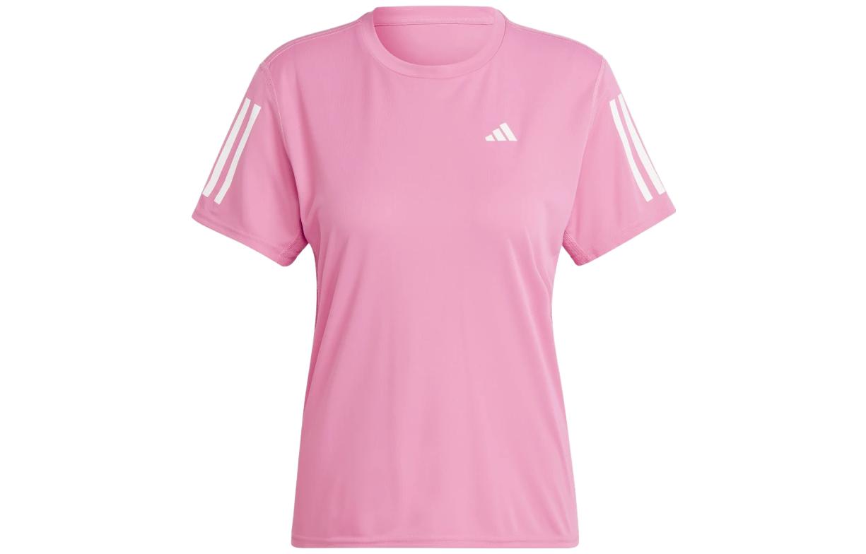 Женская футболка adidasLogo (розовая)
