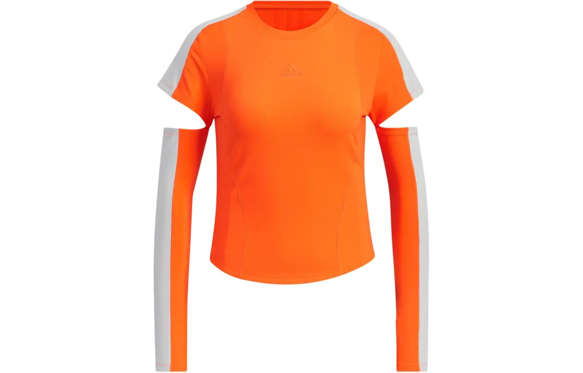 Adidas T Shirt Women's Half Impact Orange