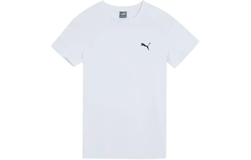 PUMA T-Shirts Women's White Crew Neck Moderate Other